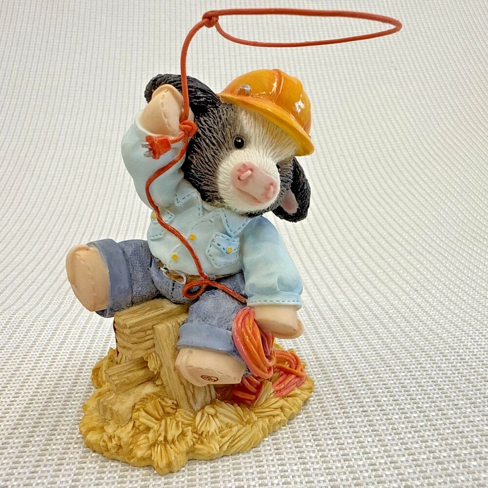 Vintage Mary's Moo Moos Figurine "Herd Worker" 1998 - 461342